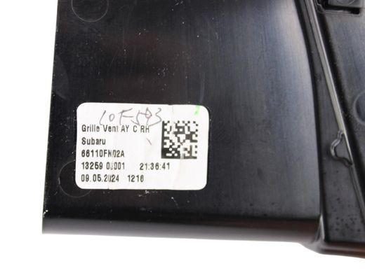Дефлектор повітряний передній правий SUBARU FORESTER SL 2024- 66110FN02A, 66110FN02A, A