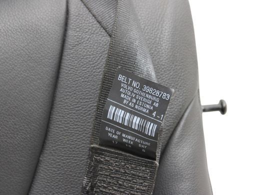 Спинка сидіння задня права VOLVO V60 Y20 2013-2018 (з ременем безпеки 39828783) 1319898, 1319898, A