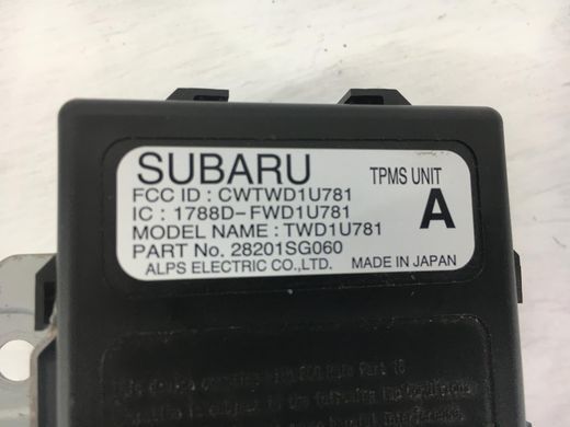 Блок вимірювання тиску в шинах SUBARU FORESTER S13 2014-2018 28201SG060, 28201SG060, A