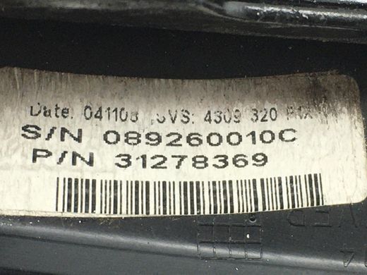 Дзеркало заднього виду праве зовнішнє VOLVO XC60 2008-2013 (12+3+2 піни) 31278369, 31278369, B