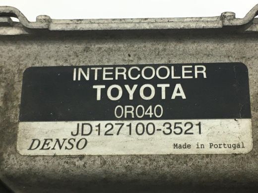Інтеркулер TOYOTA AVENSIS T27 2009-2011 17940-0R040, 17940-0R040, A