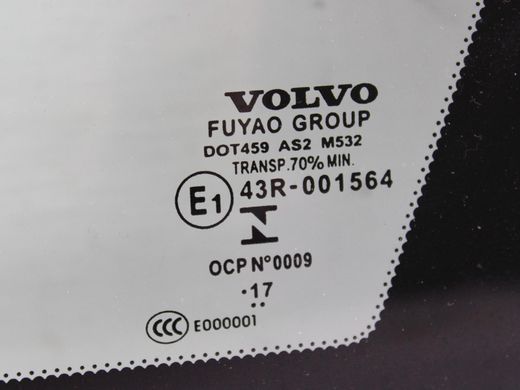 Скло в кузов заднє праве VOLVO V60 Y20 2013-2018 31385441, 31385441, A