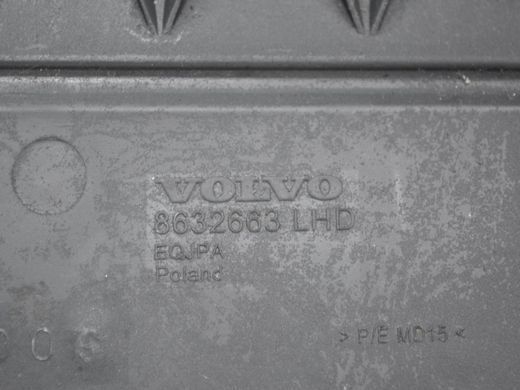Накладка торпедо передняя левая VOLVO S60 Y20 2013-2018 (39826355) 8632663, 8632663, B