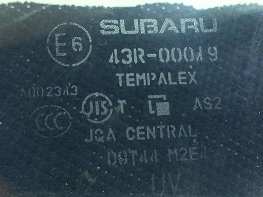 Стекло двери переднее правое SUBARU FORESTER S13 2014-2018 61012SG301, 61012SG301, A