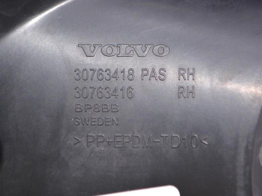 Накладка протитуманної фари передня права VOLVO XC60 2008-2013 30763416, 30763416, A