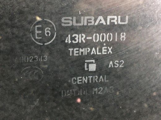 Стекло двери заднее правое SUBARU FORESTER S14 2018-2021 62011SJ000, 62011SJ000, A