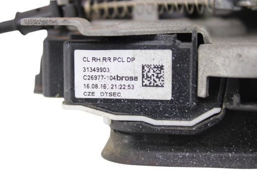 Замок двери задний правый VOLVO S90 SPA 2016-2020 31349903, 31349903, A