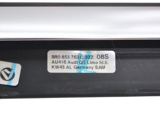 Молдинг дверей задній лівий зовнішній AUDI Q5 2008-2012 8R0853763C, 8R0853763C, A