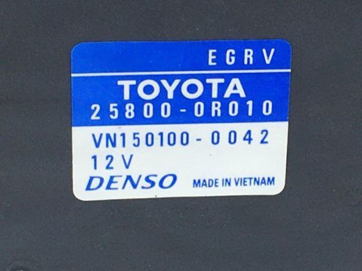 Клапан рециркуляции отработавших газов (EGR) TOYOTA AVENSIS T27 2012-2015 25800-0R010, 25800-0R010, A