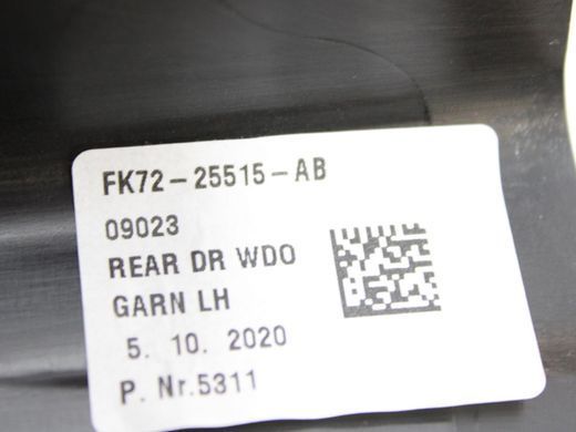Рамка дверей верхня задня ліва внутрішня LAND ROVER DISCOVERY SPORT L550 2019- (FK7225515AB) LR058496, LR058496, A