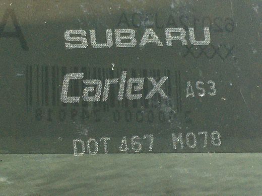 Стекло двери заднее правое SUBARU OUTBACK B14 2010-2014 (без ущільнювача) 62012AJ30A, 62012AJ30A, B