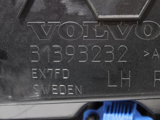 Карта двери задняя левая VOLVO S90 SPA 2016-2020 (31393232) 39838266, 39838266, B
