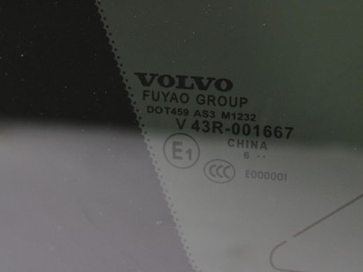 Скло в кузов заднє ліве VOLVO V60 Y20 2013-2018 31424264, 31424264, B