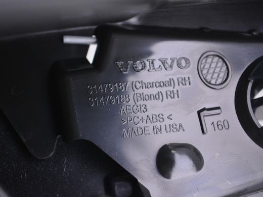 Накладка задньої стійки верхня права внутрішня VOLVO S60 SPA 2019-2024 (32314239) 31479187, 31479187, A