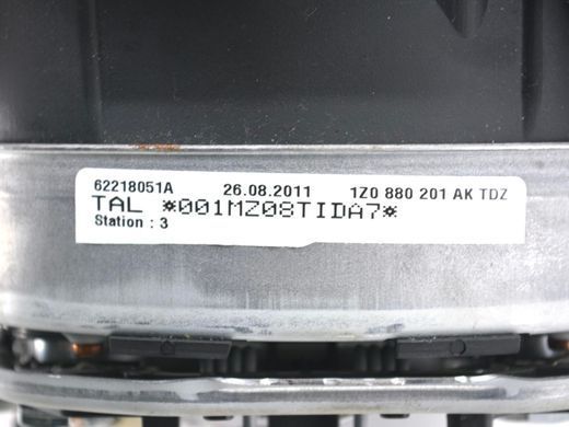Подушка безпеки SKODA YETI 2009-2013 (в кермо) 1Z0880201AKTDZ, 1Z0880201AKTDZ, A