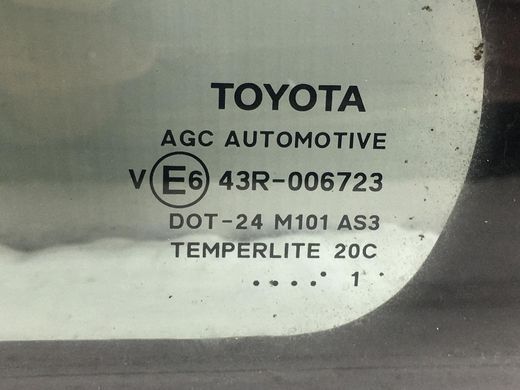 Скло дверей заднє ліве TOYOTA AVENSIS T27 2009-2011 68124-05100, 68124-05100, A