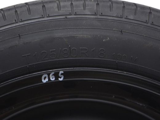 Запаска/Докатка 18 5* VOLVO S90 SPA 2016-2020 (диск 4.00Bx18 PCD 5x108 ET20 D63,4, НІмеччина, шина CHAOYANG T125/80 R18 100M, Китай 2017р.) 31362275, 31362275, A