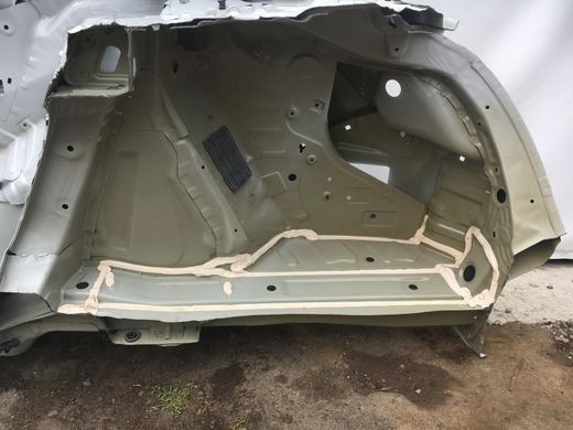 Четверть автомобиля задняя правая HONDA CIVIC 2015-2021 04636-TXM-A91ZZ, 04636-TXM-A91ZZ, B