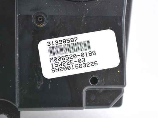 Блок управління пічкою/кліматконтролем VOLVO XC60 2013-2017 31398587, 31398587, B