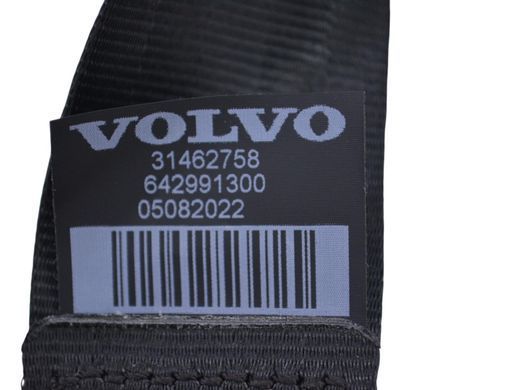 Ремінь безпеки задній лівий правий VOLVO S60 SPA 2019-2024 31462758, 31462758, A