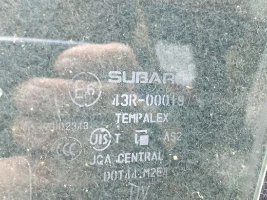 Скло дверей переднє ліве SUBARU FORESTER S13 2014-2018 61011SG211, 61011SG211, A