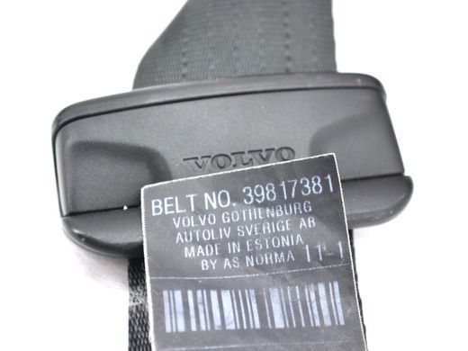 Ремень безопасности передний правый VOLVO XC60 2013-2017 (з дотягувачем) 39817381, 39817381, A