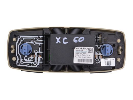 Плафон освітлення салону верхній задній VOLVO XC60 2008-2013 (з датчиком 30659074) 39859710, 39859710, B