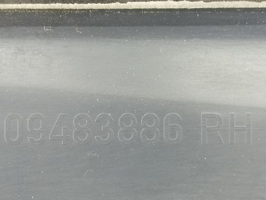 Молдинг двери верхний передний правый внешний VOLVO XC90 2002-2014 9483886, 9483886, A