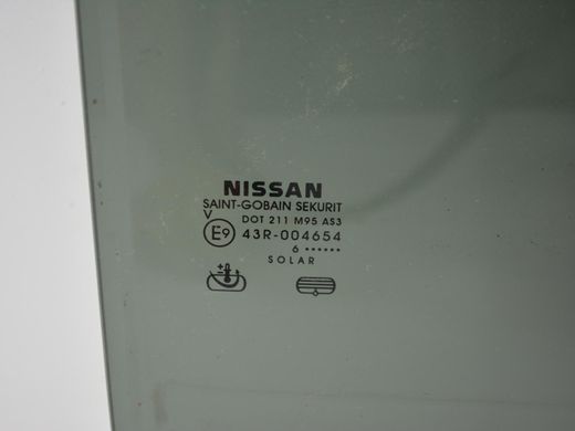 Скло дверей заднє праве NISSAN PATHFINDER R51 2005-2014 82300EB305, 82300EB305, B