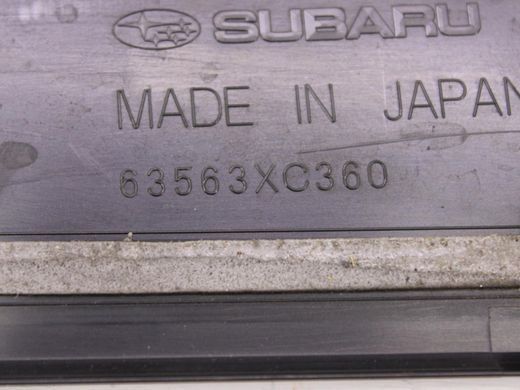 Накладка дверей верхня задня права зовнішня SUBARU ASCENT 2018-2022 63563XC360, 63563XC360, A