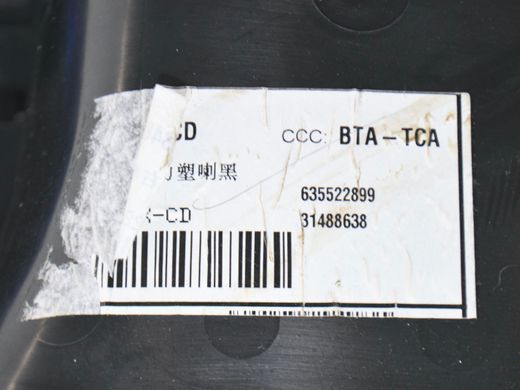 Карта двери передняя правая VOLVO S90 SPA 2016-2020 (31488638) 31662828, 31662828, A