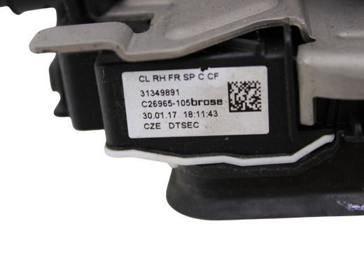 Замок дверей передній правий VOLVO XC90 2015-2019 31349891, 31349891, A