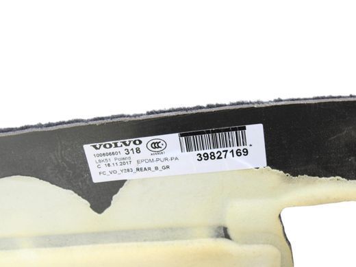 Коврик автомобильный задний левый правый VOLVO V60 Y20 2013-2018 39827169, 39827169, A