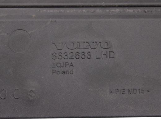 Накладка торпедо нижня ліва VOLVO V60 Y20 2013-2018 (39826354) 39816730, 39816730, A