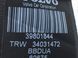Ремінь безпеки задній правий VOLVO XC60 2008-2013 39801844, 39801844, A