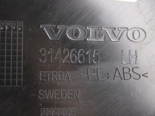 Накладка паска безпеки задня ліва VOLVO S90 SPA 2016-2020 31426615, 31426615, A