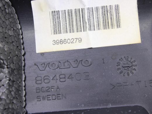 Чохол рульової колонки нижній VOLVO V60 Y20 2013-2018 (8648403) 39860279, 39860279, B