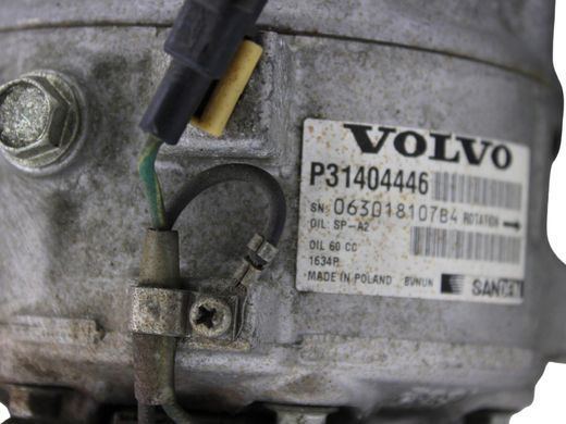 Компрессор кондиционера VOLVO V60 Y20 2013-2018 (36011277) 31404446, 31404446, A
