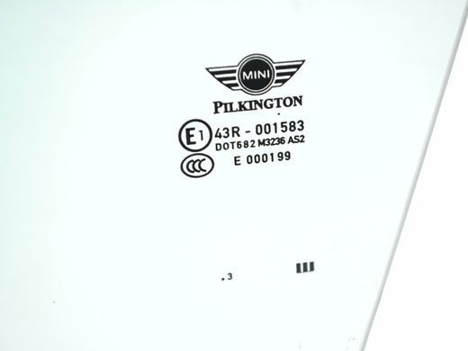 Скло дверей переднє ліве MINI COUNTRYMAN R60 2010-2016 51339800567, 51339800567, B