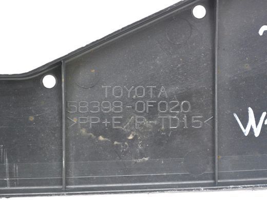Накладка бампера нижняя задняя TOYOTA VERSO WAR20 2012-2018 58398-0F020, 58398-0F020, B