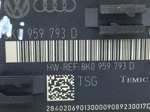 Блок управління дверей передній лівий AUDI Q5 2008-2012 8K0959793D, 8K0959793D, A