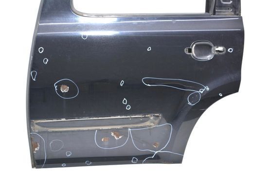 Двері задні ліві SKODA YETI 2009-2013 (5L083331, дефект) 5L0833055, 5L0833055, B