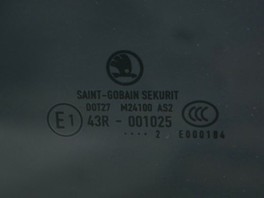 Стекло двери заднее левое SKODA SUPERB 3T 2008&ndash;2013 3T9845205, 3T9845205, A