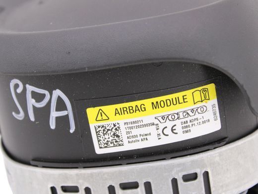 Подушка безпеки передня ліва VOLVO S60 SPA 2019-2024 (в кермо) 31690211, 31690211, A