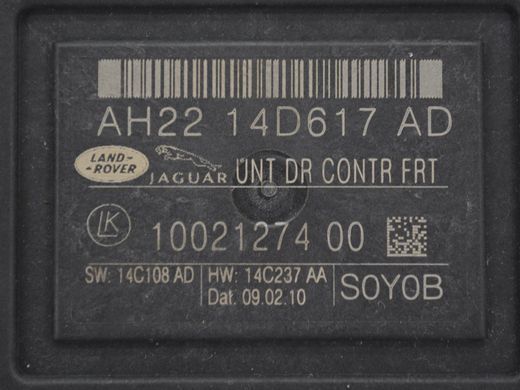 Блок управління дверей передній лівий JAGUAR XF X250 2008-2011 AH2214D617AD, AH2214D617AD, A