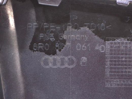 Накладка бампера нижня AUDI Q5 2008-2012 8R0807061D, 8R0807061D, B