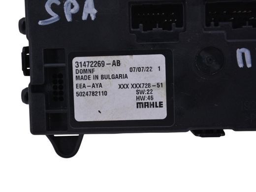 Блок управління пічкою/кліматконтролем VOLVO S60 SPA 2019-2024 31472269, 31472269, A