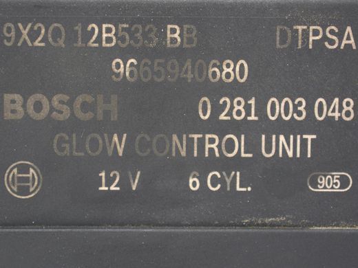 Блок управління свічок розжарювання JAGUAR XF X250 2008-2011 9X2Q12B533BB, 9X2Q12B533BB, A