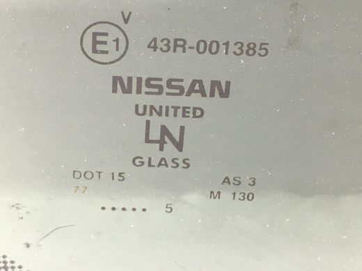 Стекло в кузов заднее левое NISSAN PATHFINDER R51 2005-2014 83307EB305, 83307EB305, A