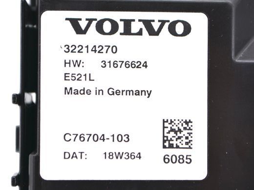 Блок управління кришки багажника VOLVO XC60 2017- 32214270, 32214270, A
